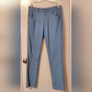 PUMA Mens Golf Pants 33x32 Dark Sky Blue Enjoy Golf NWOT